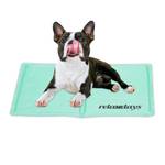 Tapis rafraîchissant azur pour chien 100 x 60 cm