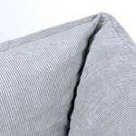 Sitzsack Ecksofa Tetra Cord, 3-tlg Grau - Kunststoff - 176 x 80 x 88 cm