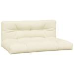 Coussin de palette (lot de 2) 3005164-5 Blanc - Textile - 80 x 12 x 120 cm