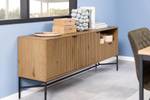 Sideboard Jaipur Braun - Holz teilmassiv - 180 x 70 x 40 cm