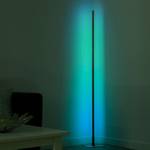 LED Stehleuchte Stehlampe RGB Silber - Metall - 21 x 151 x 21 cm