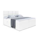 Boxspringbett GALMA Hochglanz Weiß - Breite: 180 cm - H3