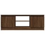 TV-Schrank D153 Eiche Schwarzbraun Dekor