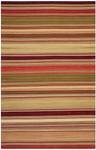 Teppich Dalat Striped Kilim Rot - Maße: 76 x 121 cm