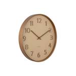 Wanduhr Pure Braun - Holzwerkstoff - 40 x 5 x 40 cm