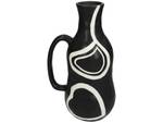 Vase Fine Schwarz - Keramik - 12 x 28 x 17 cm