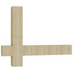 TV-Schrank 5er Set D504 Braun - Holzwerkstoff - 30 x 30 x 80 cm