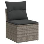 Gartensitzgruppe K1763(12-tlg) Grau - Massivholz - 69 x 62 x 62 cm