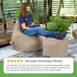 Sitzsack Lounge Chair "Cozy" 80x70x90cm Beige