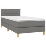 Boxspringbett 3017288-9 Dunkelgrau - Tiefe: 203 cm