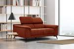 Sofa Fiero 2-Sitzer Dunkelorange