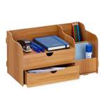 Schreibtisch Organizer mit Schubladen Braun