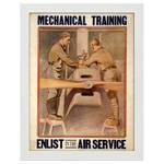 Bilderrahmen Poster Mechanical Training Weiß