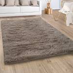 Hochflor-Teppich Silky 591 Taupe - 200 x 200 cm