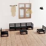 Garten-Lounge-Set 3009896-1 (7-teilig) Schwarz