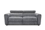 3-Sitzer Sofa Calvera mit 2 Relax Grau