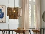 Lampe suspension KAVERI Marron - Bois massif - 60 x 146 x 60 cm