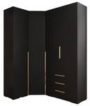 Garderobe Inova 1 Z6 Schwarz - Gold