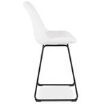 Tabouret De Bar ALICE Blanc - Métal - 48 x 109 x 55 cm