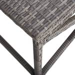 Gartenbank 3000274 Grau - Metall - Polyrattan - 80 x 43 x 40 cm