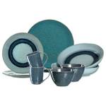 Tafelservice Matera 10er Set Blau