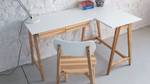 Schreibtisch Wei脽 Holz&MDF 115x85
