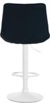 Tabouret de bar Toni Lot de 2 Noir