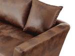 Schlafsofa ROMANE Braun - Textil - 168 x 85 x 274 cm