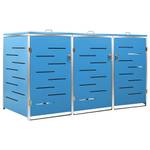 Mülltonnenbox 3010469-3 Blau - Metall - 78 x 113 x 207 cm