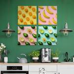 Set De Tableaux FRUIT Nature Effet 3D 80 x 80 x 80 cm