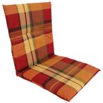 Sessel Hochlehnerauflage BASEL Orange - Gelb - Textil - 48 x 98 x 4 cm