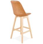 Tabouret De Bar ELENA Marron - Bois massif - 48 x 114 x 56 cm