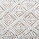 Coussin macramé à franges Beige - Fibres naturelles - 30 x 13 x 50 cm