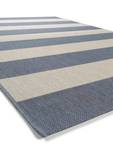 Tapis d'extérieur & intérieur Metro Bleu - 80 x 150 cm