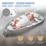 Babynest zweiseitig Grau