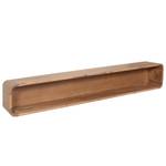 Wandregal M47 Braun - Holz teilmassiv - 160 x 24 x 22 cm