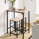 Table + 2 x Tabourets de Bar OGT10-N Bois