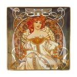 Schale Alphonse Mucha Träumerei Porzellan - 12 x 2 x 12 cm