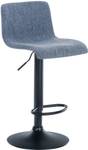 Barhocker Hover Blau - Schwarz