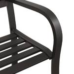 Banc de jardin 3005095-2 Noir - Métal - Matière plastique - 246 x 77 x 246 cm