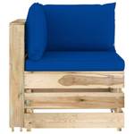 Garten-Lounge-Set Blau - Metall - Holzart/Dekor - 70 x 66 x 60 cm