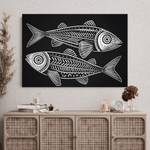 Bild Fisch Abstrakt X 70 x 50 cm