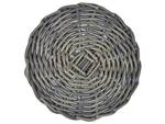 Outdoor Blumentopf NIKITI 3-tlg Braun - Grau - Polyrattan - 40 x 45 x 40 cm