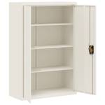 Aktenschrank 299865-2 Weiß - Höhe: 140 cm