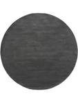 Tapis en laine rond Bent Anthracite - 100 x 100 cm