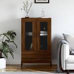 Highboard DE2163 Eiche Schwarzbraun Dekor