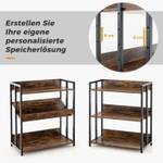 Bücherregal VH33488OR Braun - Holzwerkstoff - 35 x 81 x 70 cm