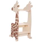 Kinder-Aussichtsturm GIRAFE Beige - Naturfaser - 47 x 100 x 55 cm