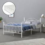 Metallbett Apolda mit Matratze Breite: 145 cm