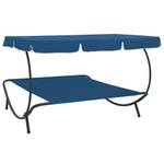 Chaise longue 3004933 Bleu - Métal - 173 x 135 x 200 cm